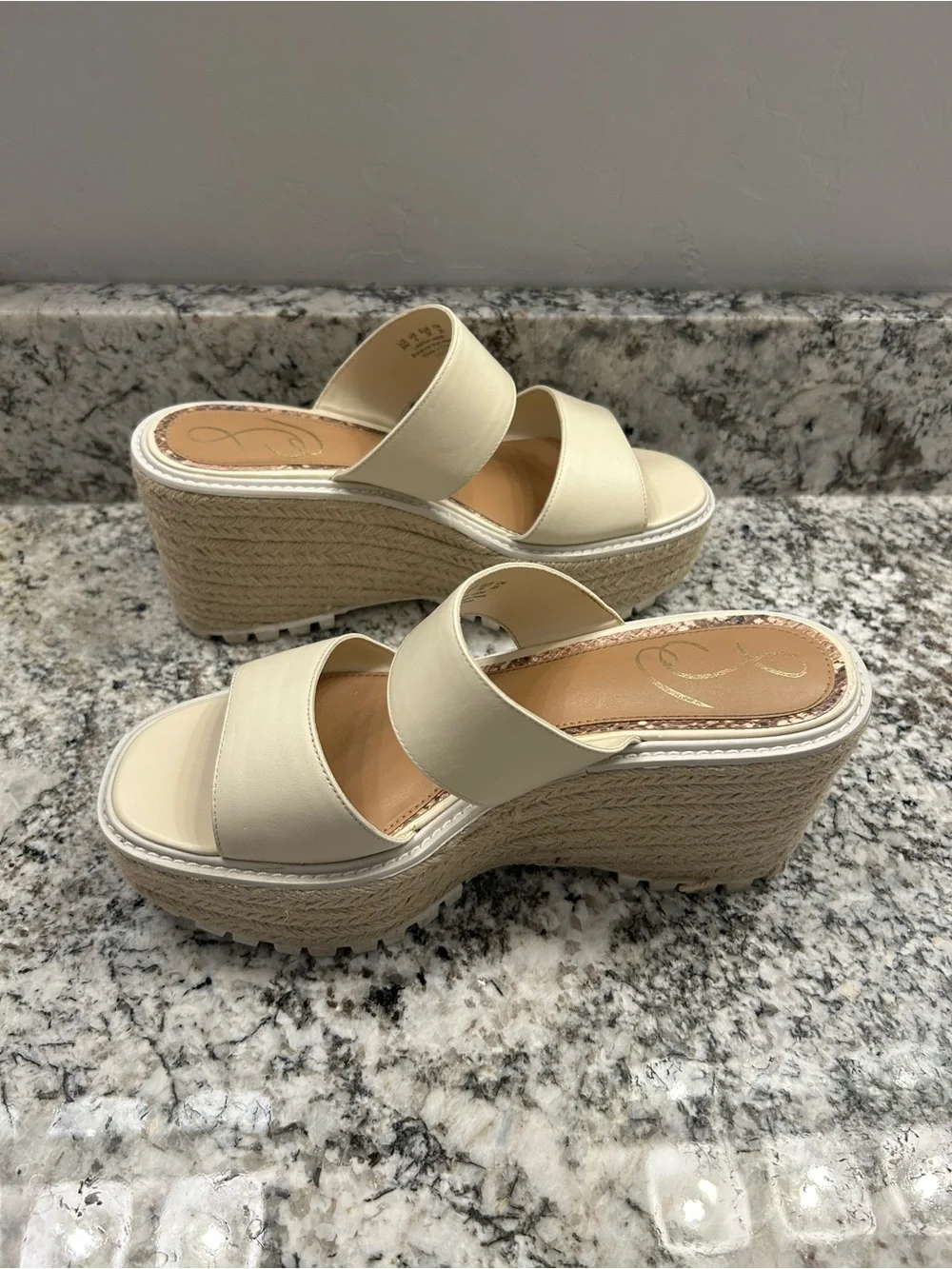 Sam edelman Luca Espadrille platform wedge sandals Size 8